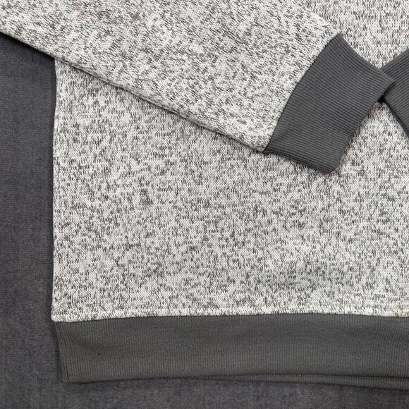 L.L.Bean Heathered Gray Crewneck Sweatshirt Mens Size L Recycled Polyester Blend - Picture 7 of 11